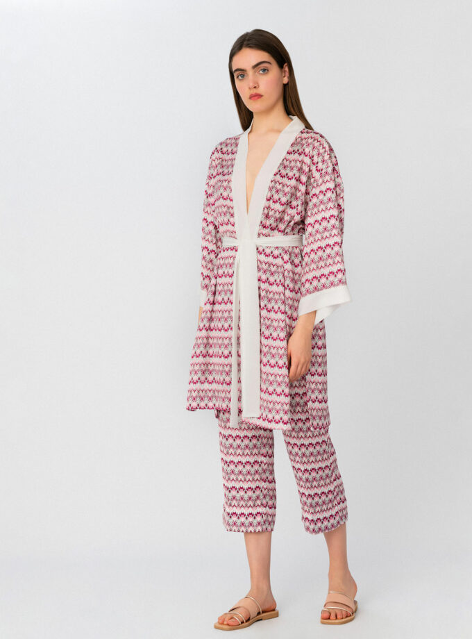 Pink Fantasy-Print Kimono /Εμπριμέ Κιμονό - Elizabeth LaGre