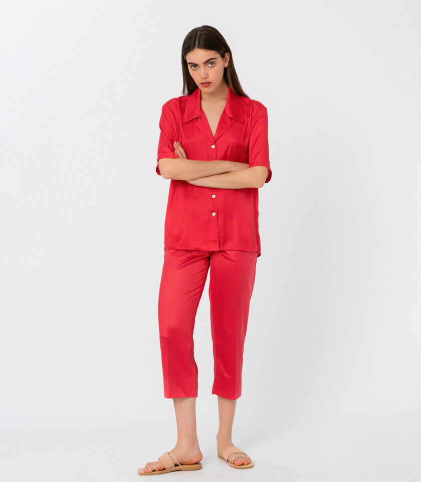 Giselle-Print Shirt / Εμπριμέ Πουκάμισο - Elizabeth LaGre