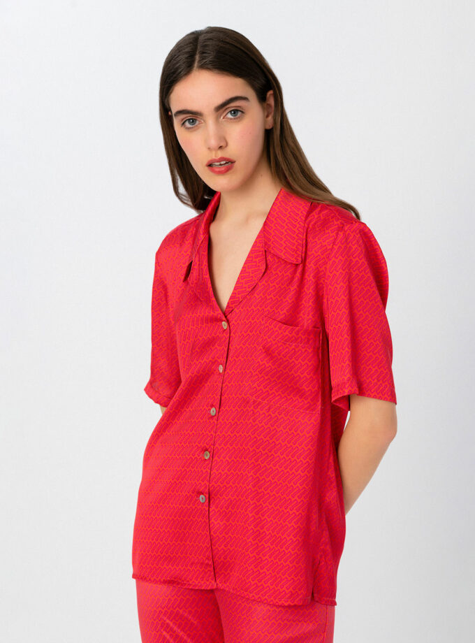 Giselle-Print Shirt / Εμπριμέ Πουκάμισο - Elizabeth LaGre