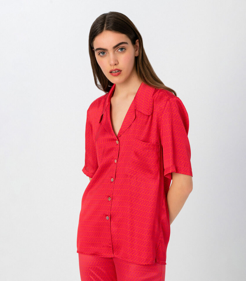 Giselle-Print Shirt / Εμπριμέ Πουκάμισο - Elizabeth LaGre