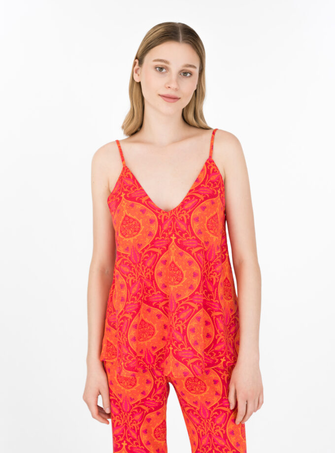 Bombay Print Cami Top / Bombay Εμπριμέ Τοπ Με Τιράντες - Elizabeth LaGre