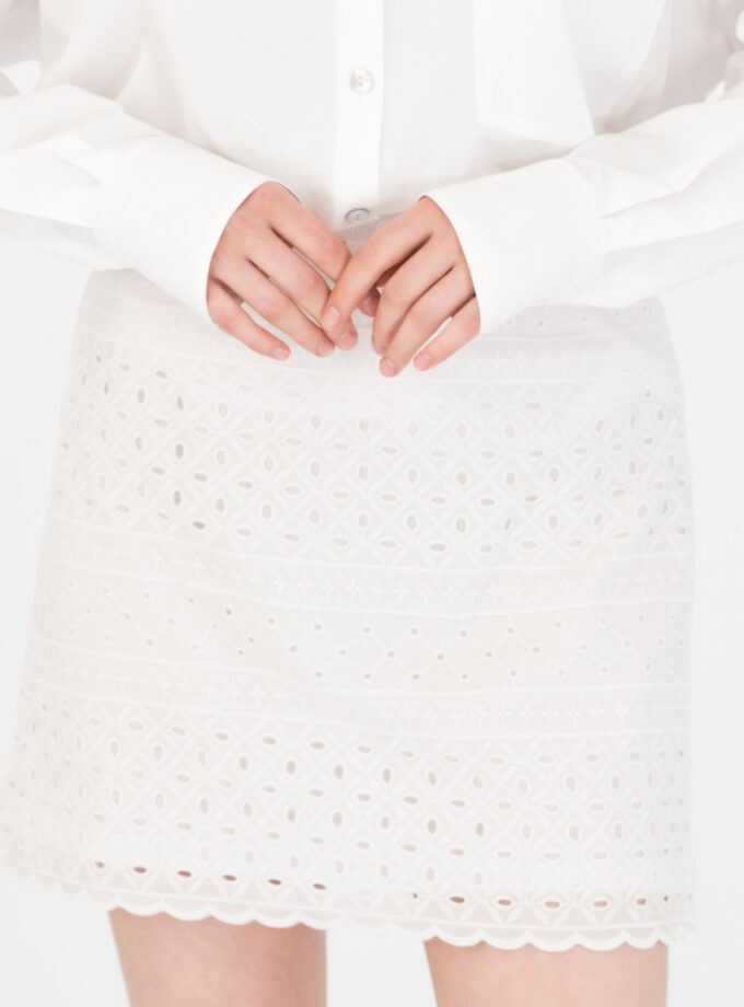 White Lacy Skirt / Λευκή Φούστα - Elizabeth LaGre