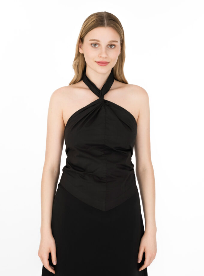 Wrap Neck Top / Τοπ Με Δέσιμο Στο Λαιμό - Elizabeth LaGre