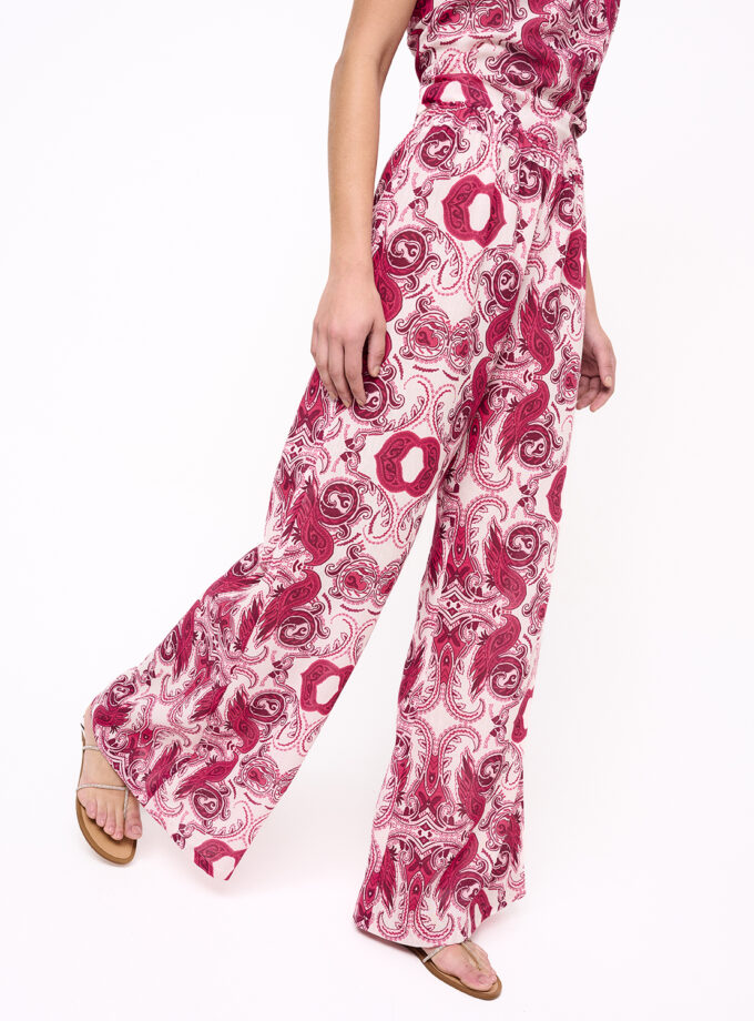 Penelope Print Flared Trousers / Penelope Εμπριμέ Παντελόνα - Elizabeth LaGre