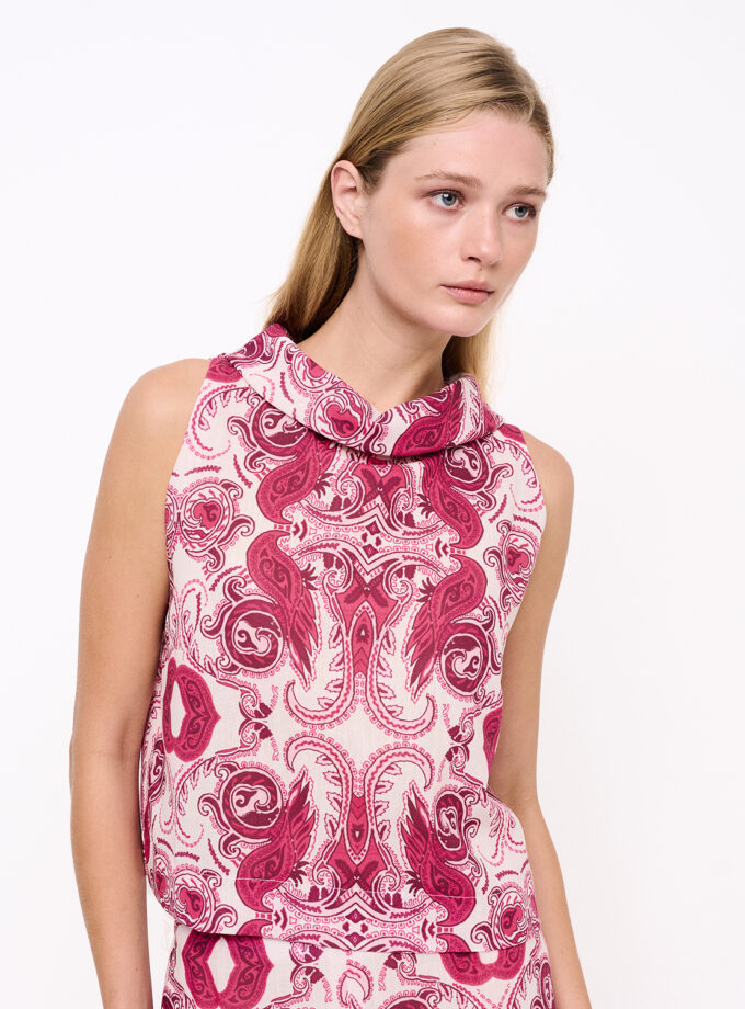 Penelope Print Top / Penelope Εμπριμέ Τοπ - Elizabeth LaGre