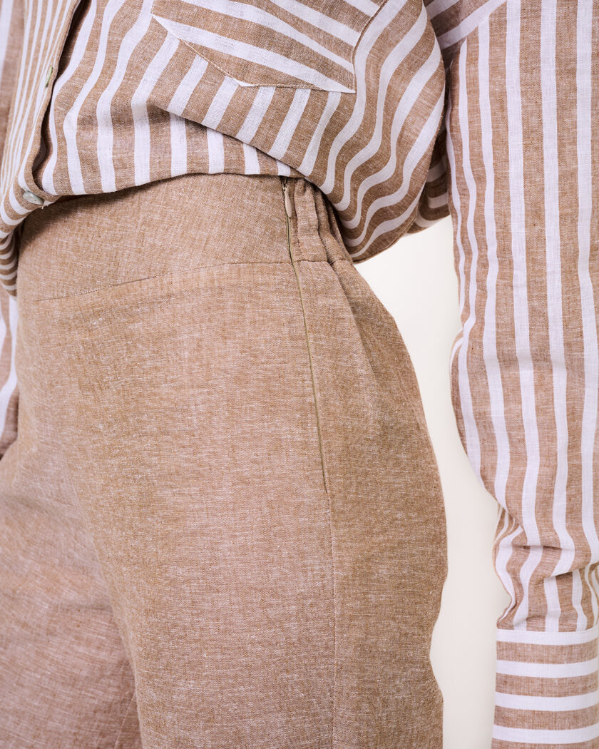 Puro Flared Cropped Trousers / Puro Κάπρι Παντελόνι - Elizabeth LaGre