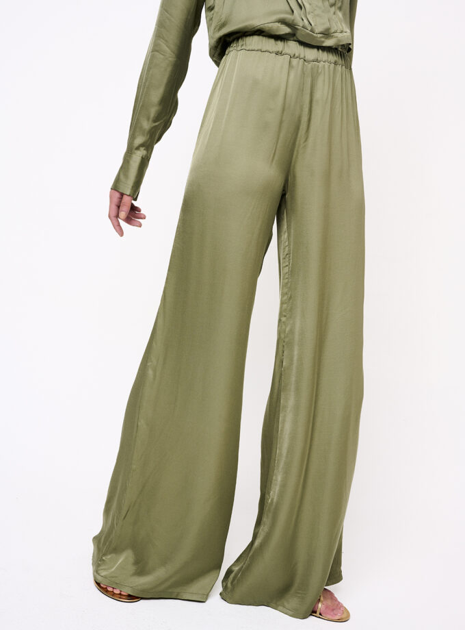 Olive Loose Cut Trousers / Λαδί Φαρδιά Παντελόνα - Elizabeth LaGre