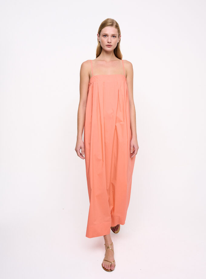 Peach Maxi Dress / Βερικοκί Μάξι Φόρεμα - Elizabeth LaGre