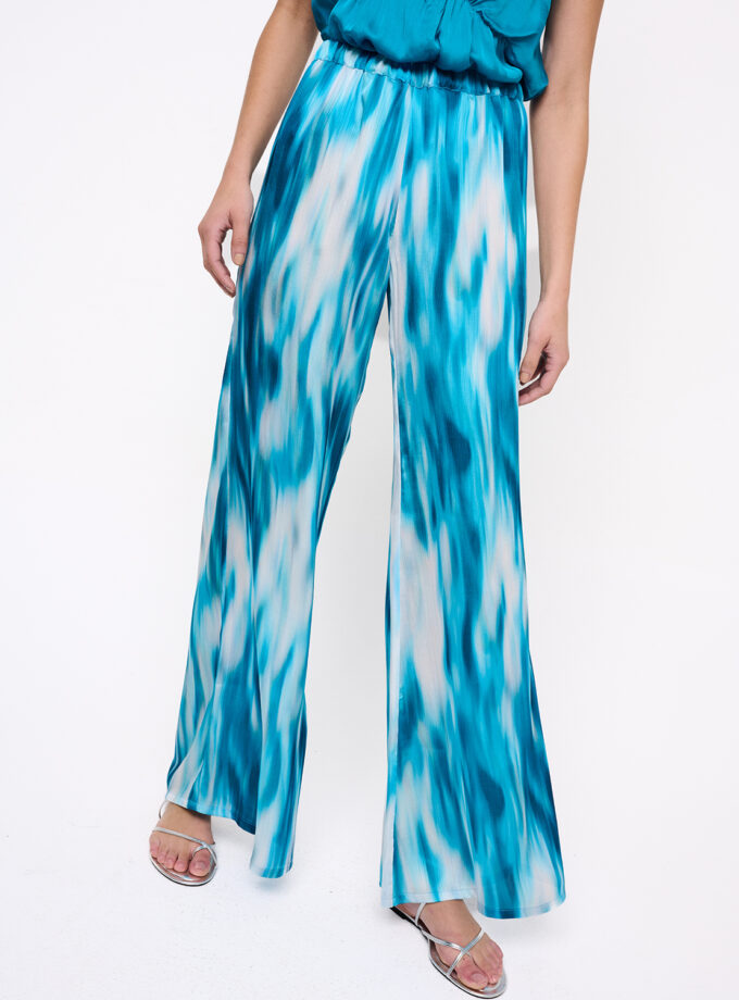 Vision Print Loose Cut Trousers / Vision Εμπριμέ Φαρδιά Παντελόνα - Elizabeth LaGre