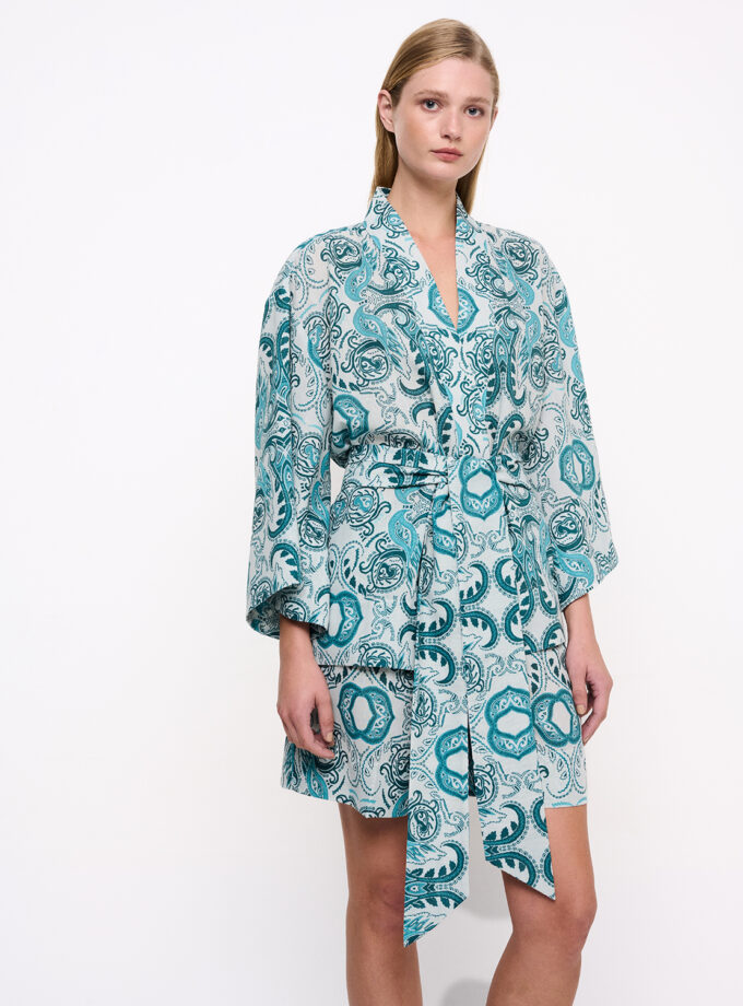 Kirki Print Kimono / Kirki Εμπριμέ Κιμονό - Elizabeth LaGre